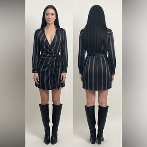 Jonathan Simkhai shirt wrap dress size small